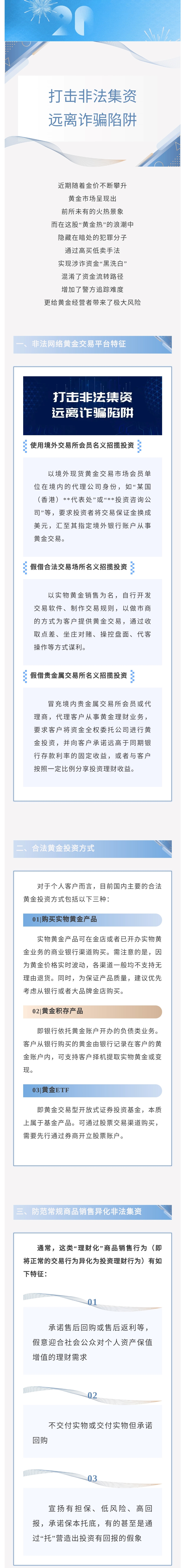 【風(fēng)險(xiǎn)提示】警惕網(wǎng)絡(luò)黃金交易非法集資陷阱